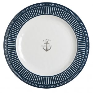 Marine Business Piatto Melamina Piano Sailor Soul, 6 Pc