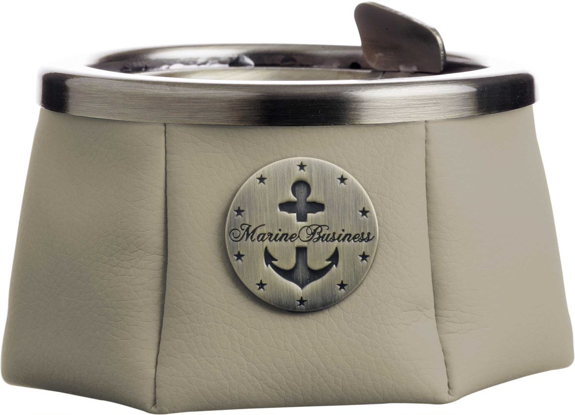 Marine Business Posacenere Con Tappo Windproof – Premium Ecru - immagine 2