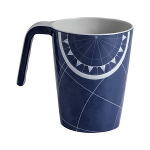 Marine Business Tazza Mug Melamina Antiscivolo Pacific, 6 Pc