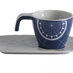 Marine Business Set Caffè Melamina Pacific, 6 Pc