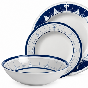 Marine Business Set di piatti in Melamina- Pacific, 18 Pc