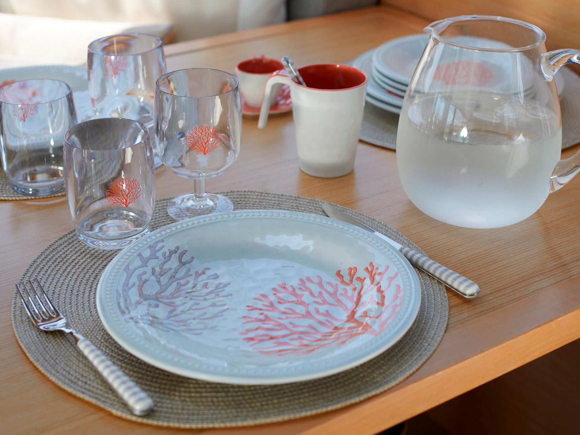 Bicchiere Acqua MARE Coral – Set 6 U. - immagine 3