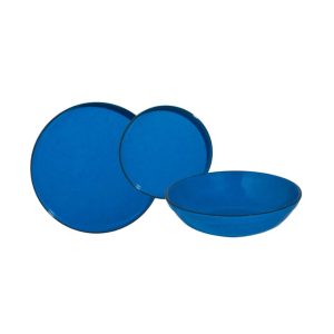 Servizio piatti In Melamina - Maldivas Blu, Set 18 Un
