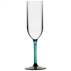 Flute champagne MARINE BUSINESS Happy – Turchese, Set 6 PC